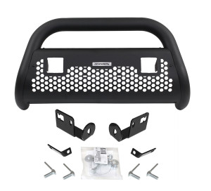 Go Rhino Bull Bar 3 Inch Black Steel | Fits 2007-2022 Toyota Tundra, Sequoia | RC2 Light Ready, Hexagonal Skid Plate, Bolt-On, 3 Inch Light Mounts Go Rhino Bull Bar 3 Inch Black Steel | Fits 2007-2022 Toyota Tundra, Sequoia | RC2 Light Ready, Hexagonal Skid Plate, Bolt-On, 3 Inch Light Mounts