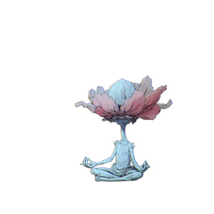 Meditating Flower Vinyl Car Decal Sticker – Waterproof & UV-Resistant  Meditating Flower Vinyl Car Decal Sticker – Waterproof & UV-Resistant