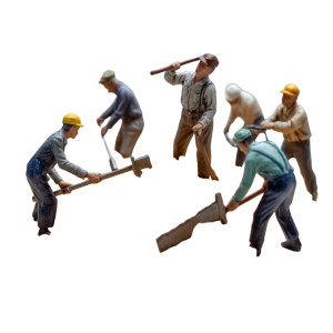 Miniature Workers Vinyl Car Decal Sticker – Waterproof & UV-Resistant Miniature Workers Vinyl Car Decal Sticker – Waterproof & UV-Resistant