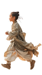 Ancient Chinese Girl V10 Vinyl Car Decal Sticker – Waterproof & UV-Resistant 