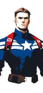 Captain America V2 Vinyl Car Decal Sticker – Waterproof & UV-Resistant 