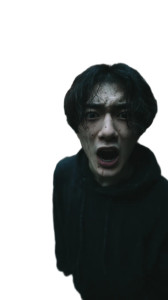 Shocked Japanese Man Vinyl Car Decal Sticker – Waterproof & UV-Resistant 