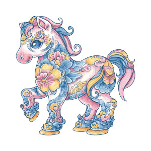 Cute Horse Tattoo Vinyl Car Decal Sticker – Waterproof & UV-Resistant Cute Horse Tattoo Vinyl Car Decal Sticker – Waterproof & UV-Resistant
