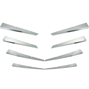 Customize Your Cadillac CTS | Horizontal Bar Grille Insert Overlay | Chrome Plated ABS | Instant Upgrade