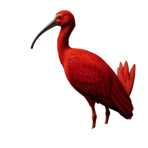 Scarlet Ibis Portrait Vinyl Car Decal Sticker – Waterproof & UV-Resistant Scarlet Ibis Portrait Vinyl Car Decal Sticker – Waterproof & UV-Resistant