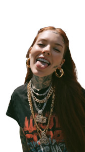 Tattooed Redhead Princess Vinyl Car Decal Sticker – Waterproof & UV-Resistant 