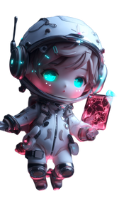 Chibi Astronaut Robot Vinyl Car Decal Sticker – Waterproof & UV-Resistant Chibi Astronaut Robot Vinyl Car Decal Sticker – Waterproof & UV-Resistant
