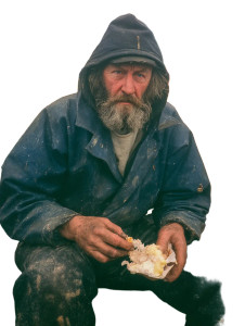 Grizzled Fisherman Vinyl Car Decal Sticker – Waterproof & UV-Resistant 