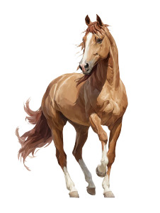 Illustrated Horse Vinyl Car Decal Sticker – Waterproof & UV-Resistant Illustrated Horse Vinyl Car Decal Sticker – Waterproof & UV-Resistant