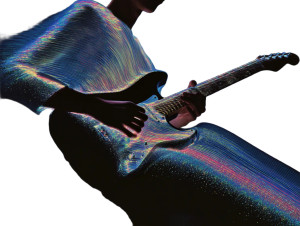 Dreamy Guitarist V2 Vinyl Car Decal Sticker – Waterproof & UV-Resistant 