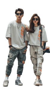 Vietnamese Couple Vinyl Car Decal Sticker – Waterproof & UV-Resistant 