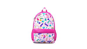 Pink Kids Backpack Vinyl Car Decal Sticker – Waterproof & UV-Resistant 
