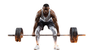 Muscular Man Lifting V2 Vinyl Car Decal Sticker – Waterproof & UV-Resistant 