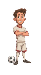 Cartoon Soccer Player V3 Vinyl Car Decal Sticker – Waterproof & UV-Resistant  Cartoon Soccer Player V3 Vinyl Car Decal Sticker – Waterproof & UV-Resistant