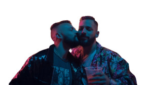 Gay Couple Partying Vinyl Car Decal Sticker – Waterproof & UV-Resistant Gay Couple Partying Vinyl Car Decal Sticker – Waterproof & UV-Resistant