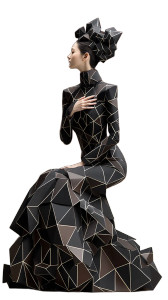 Tattooed Korean Model Vinyl Car Decal Sticker – Waterproof & UV-Resistant 