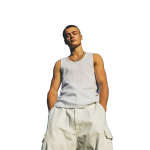 Young Caucasian Model Vinyl Car Decal Sticker – Waterproof & UV-Resistant 