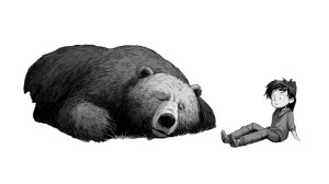 Sleeping Bear V3 Vinyl Car Decal Sticker – Waterproof & UV-Resistant 