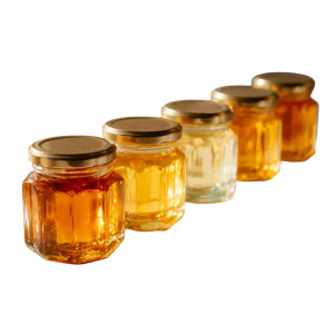 Golden Honey Jars Vinyl Car Decal Sticker – Waterproof & UV-Resistant Golden Honey Jars Vinyl Car Decal Sticker – Waterproof & UV-Resistant