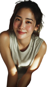 Thai-Japanese Woman Vinyl Car Decal Sticker – Waterproof & UV-Resistant 