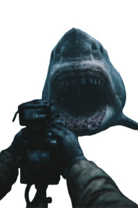 Underwater Shark Encounter Vinyl Car Decal Sticker – Waterproof & UV-Resistant Underwater Shark Encounter Vinyl Car Decal Sticker – Waterproof & UV-Resistant