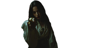 Female Swordsman Vinyl Car Decal Sticker – Waterproof & UV-Resistant 