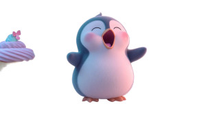 Singing Cartoon Penguin Vinyl Car Decal Sticker – Waterproof & UV-Resistant Singing Cartoon Penguin Vinyl Car Decal Sticker – Waterproof & UV-Resistant