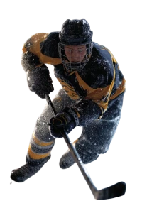 Youth Hockey Action Vinyl Car Decal Sticker – Waterproof & UV-Resistant 