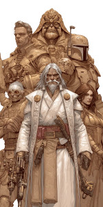 Heroic Sci-Fi Group Vinyl Car Decal Sticker – Waterproof & UV-Resistant 