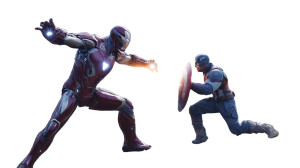 Iron Man Vs Captain America Vinyl Car Decal Sticker – Waterproof & UV-Resistant 