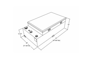 90 Gallon Combo Liquid Transfer Tank | DOT Approved Aluminum Tank | Gasoline or Diesel | 15 GPM Pump 90 Gallon Combo Liquid Transfer Tank | DOT Approved Aluminum Tank | Gasoline or Diesel | 15 GPM Pump