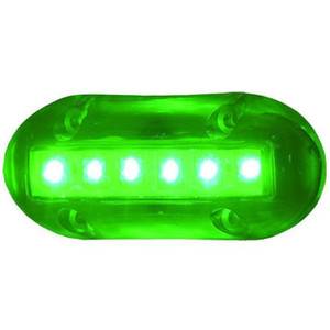 High Intensity Green LED Boat Underwater Light | Surface Mount | 180 Lumens | Black Housing High Intensity Green LED Boat Underwater Light | Surface Mount | 180 Lumens | Black Housing