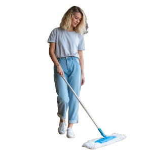 Cleaning Girl Vinyl Car Decal Sticker – Waterproof & UV-Resistant Cleaning Girl Vinyl Car Decal Sticker – Waterproof & UV-Resistant