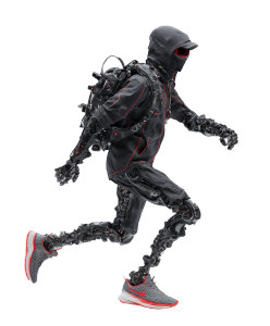 Futuristic Humanoid Runner Vinyl Car Decal Sticker – Waterproof & UV-Resistant 