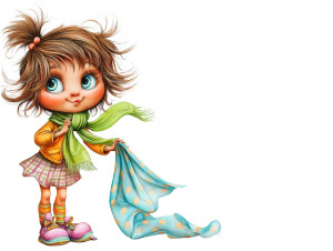 Funny Girl Playing Vinyl Car Decal Sticker – Waterproof & UV-Resistant 