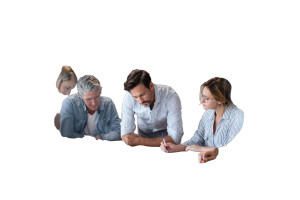 Business Meeting Focus Vinyl Car Decal Sticker – Waterproof & UV-Resistant 