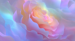 Blooming Rose Gradient Vinyl Car Decal Sticker – Waterproof & UV-Resistant 