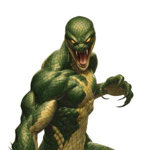 Snake Supervillain Portrait Vinyl Car Decal Sticker – Waterproof & UV-Resistant 