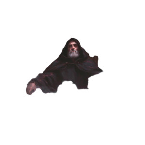 Medieval Bearded Pope Vinyl Car Decal Sticker – Waterproof & UV-Resistant 