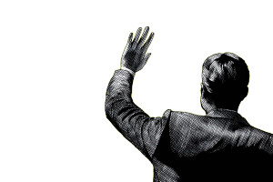 Waving To Plane Vinyl Car Decal Sticker – Waterproof & UV-Resistant 