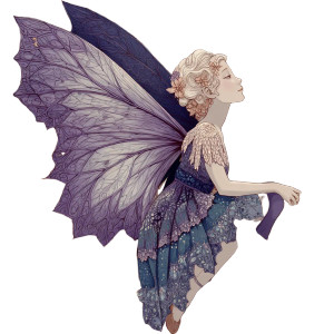 Fairy Illustration Vinyl Car Decal Sticker – Waterproof & UV-Resistant Fairy Illustration Vinyl Car Decal Sticker – Waterproof & UV-Resistant