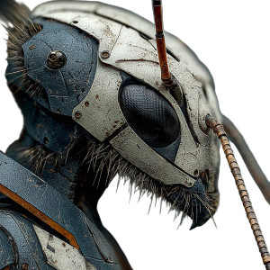 Mutant Ant Soldier Vinyl Car Decal Sticker – Waterproof & UV-Resistant 