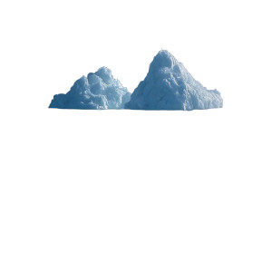 Icebergs Contrast Vinyl Car Decal Sticker – Waterproof & UV-Resistant Icebergs Contrast Vinyl Car Decal Sticker – Waterproof & UV-Resistant