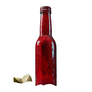 Vibrant Hot Sauce Vinyl Car Decal Sticker – Waterproof & UV-Resistant 