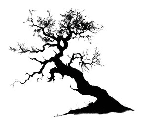 Twisted Tree Silhouette Vinyl Car Decal Sticker – Waterproof & UV-Resistant Twisted Tree Silhouette Vinyl Car Decal Sticker – Waterproof & UV-Resistant