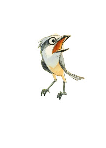 Singing Shrike Bird Vinyl Car Decal Sticker – Waterproof & UV-Resistant Singing Shrike Bird Vinyl Car Decal Sticker – Waterproof & UV-Resistant