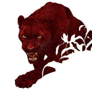 Red Panther Growl Vinyl Car Decal Sticker – Waterproof & UV-Resistant Red Panther Growl Vinyl Car Decal Sticker – Waterproof & UV-Resistant