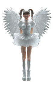 Angelic Futuristic Dancer Vinyl Car Decal Sticker – Waterproof & UV-Resistant  Angelic Futuristic Dancer Vinyl Car Decal Sticker – Waterproof & UV-Resistant