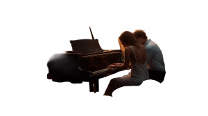 Dreamy Piano Duet Vinyl Car Decal Sticker – Waterproof & UV-Resistant 