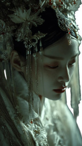 Dreamy Wuxia Scene Vinyl Car Decal Sticker – Waterproof & UV-Resistant 